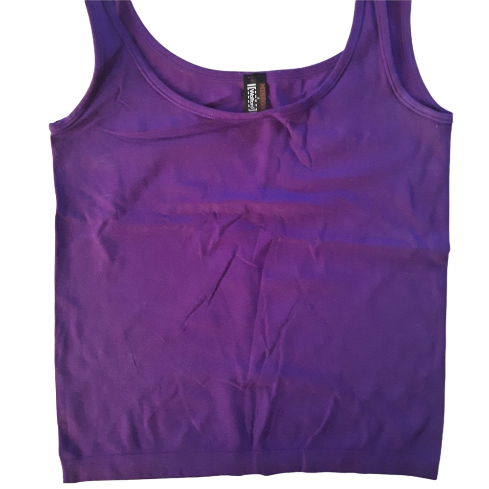 Missoni & Wolford Purple Stretchy Tanktop